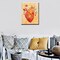 Floral Heart Blood Vessel Paint by Number for Adults on Canvas Anatomy DIY Oil Acrylic Painting Kit for Adults Drawing Paintwork Day of The Dead Wall Art Crafts Home Decoration16x20in no Frame